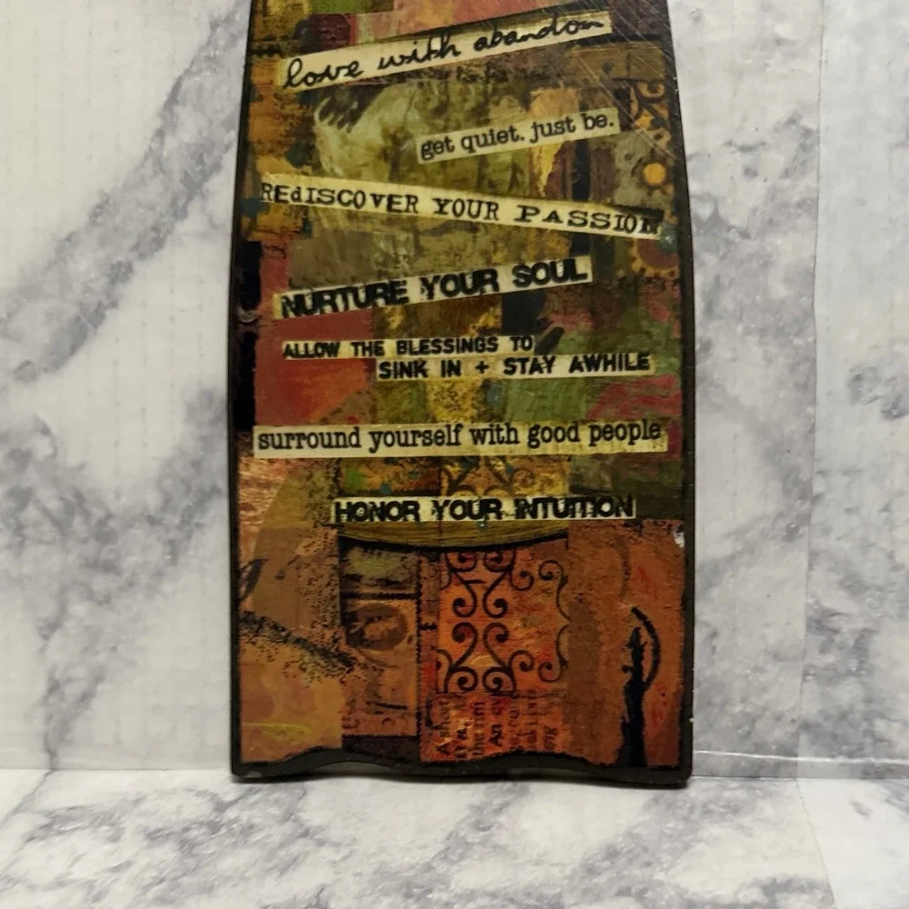 Angel by Kelly Rae Roberts for Demdaco Listen Life Inspiration Hanging Wall Art